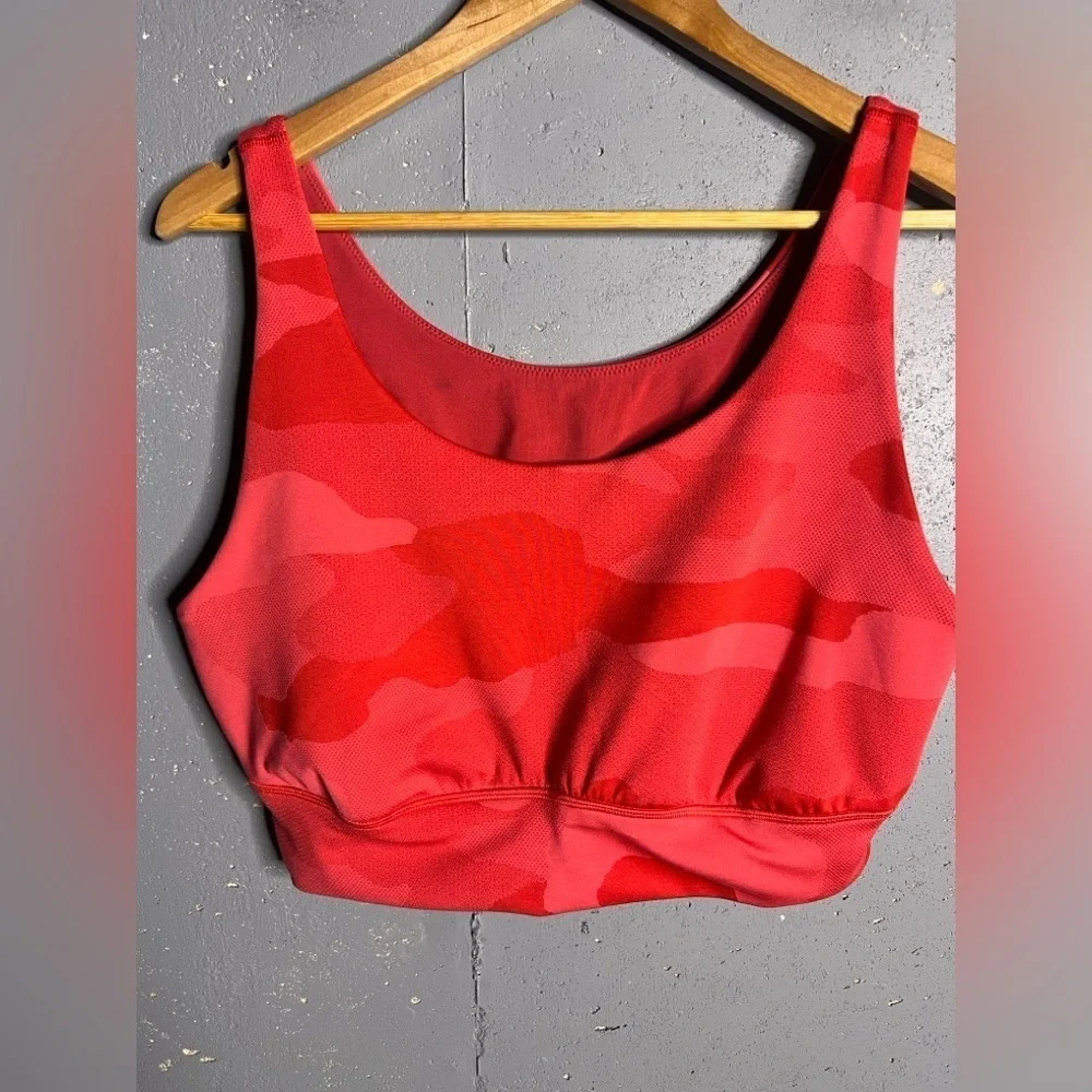 Aerie offline black and red camo keyhole back sports bra bundle. Both size XXL